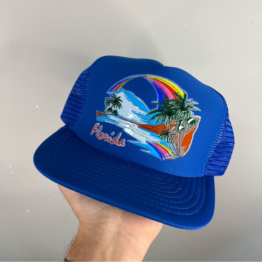 Vintage 80s Florida Trucker Hat
